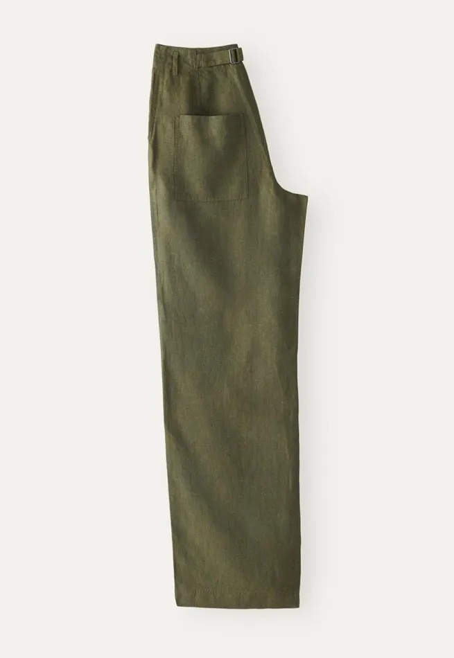 Women Relaxed Straightleg Trousers Poetry Fashion Trousers and Shorts