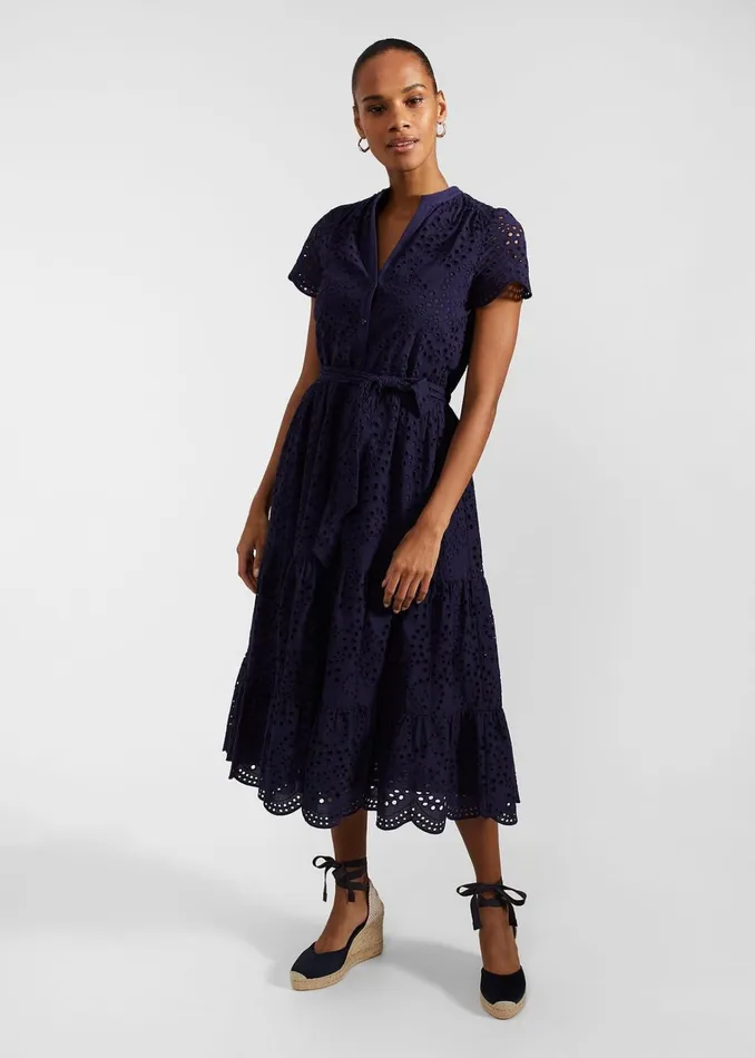 Women Rhianne Dress True Navy Hobbs Dresses and Jumpsuits