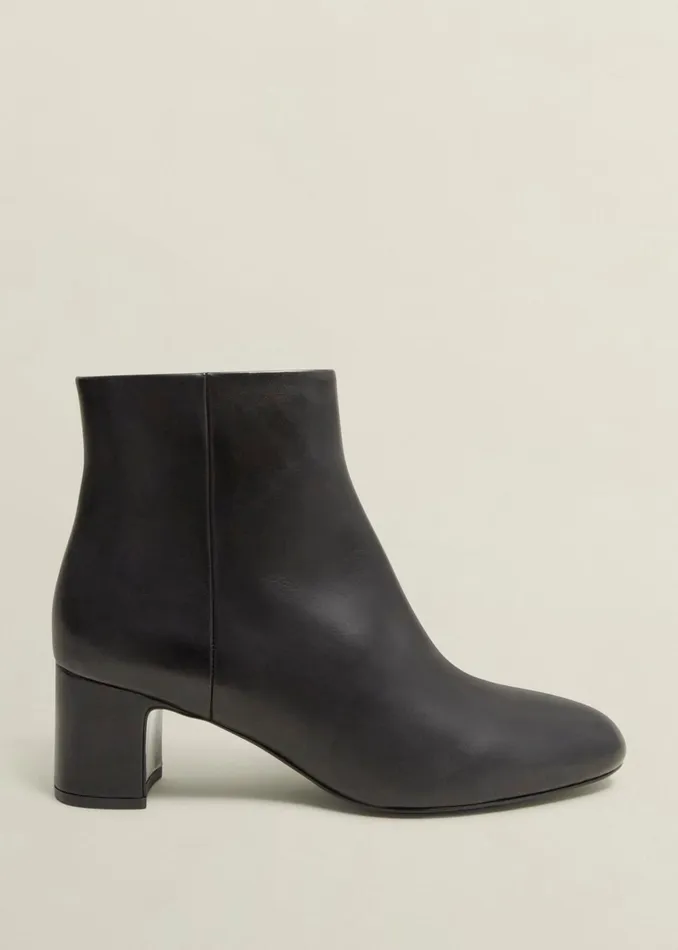 Women Rochelle Leather Ankle Boots Black Hobbs Boots
