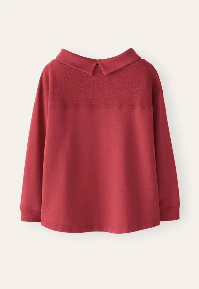 Women Rolledneck Jersey Top Pink Red Poetry Fashion TShirt and Tops