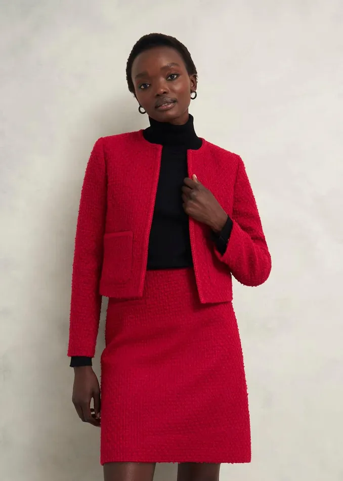 Women Rosa Jacket With Wool Rowan Red Hobbs Suits and CoOrds