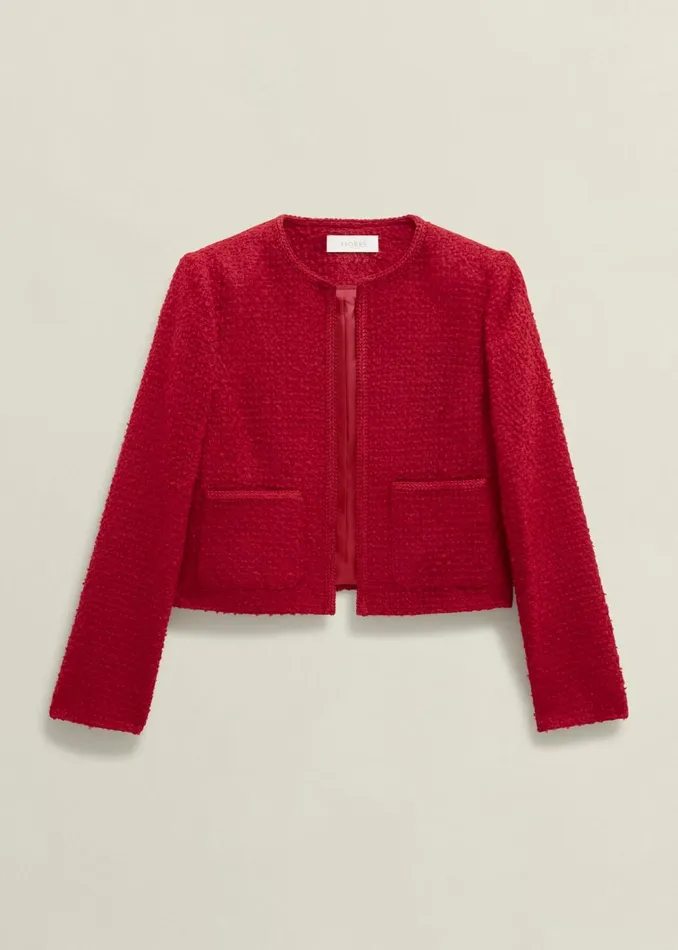 Women Rosa Jacket With Wool Rowan Red Hobbs Suits and CoOrds