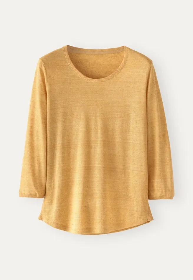 Women Roundneck Top Gold Poetry Fashion TShirt and Tops