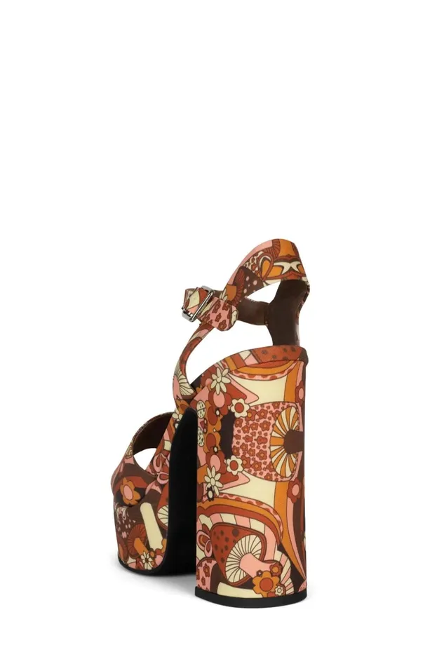 Women Sandal Jeffrey Campbell SUMMERS3 Multi Mushroom