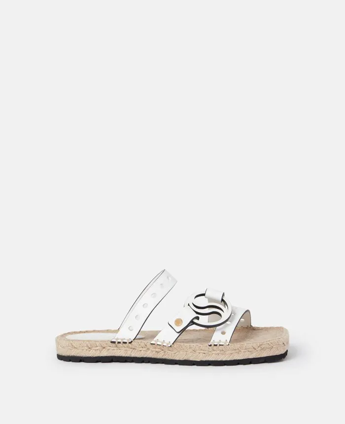 Women Sandals Stella McCartney Gaia SWave Sandals White