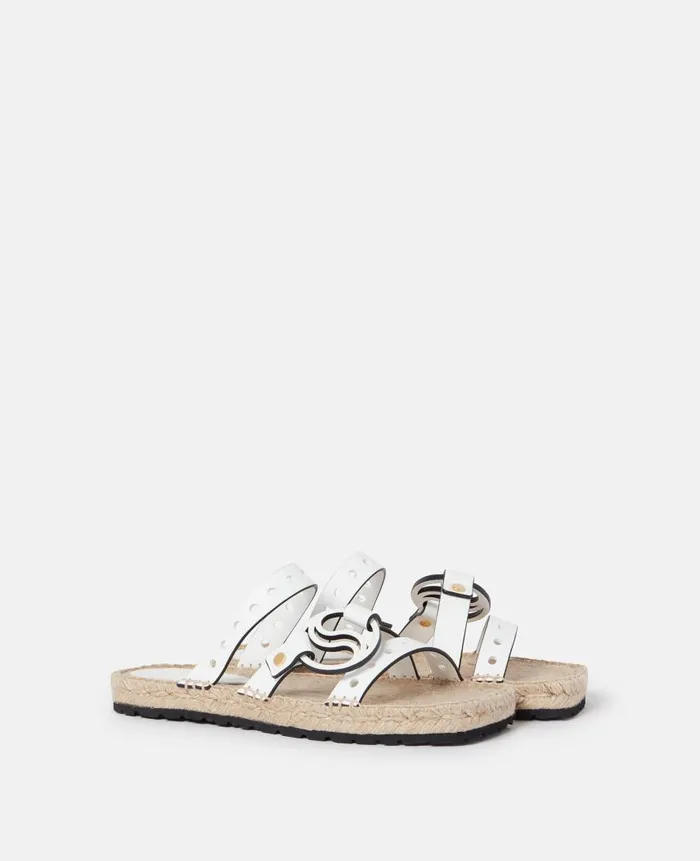 Women Sandals Stella McCartney Gaia SWave Sandals White