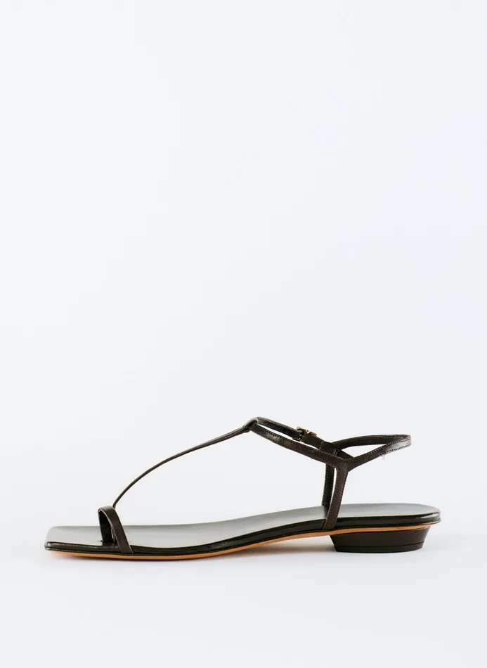 Women Sandals Tibi Barry Kidskin Sandal Brown