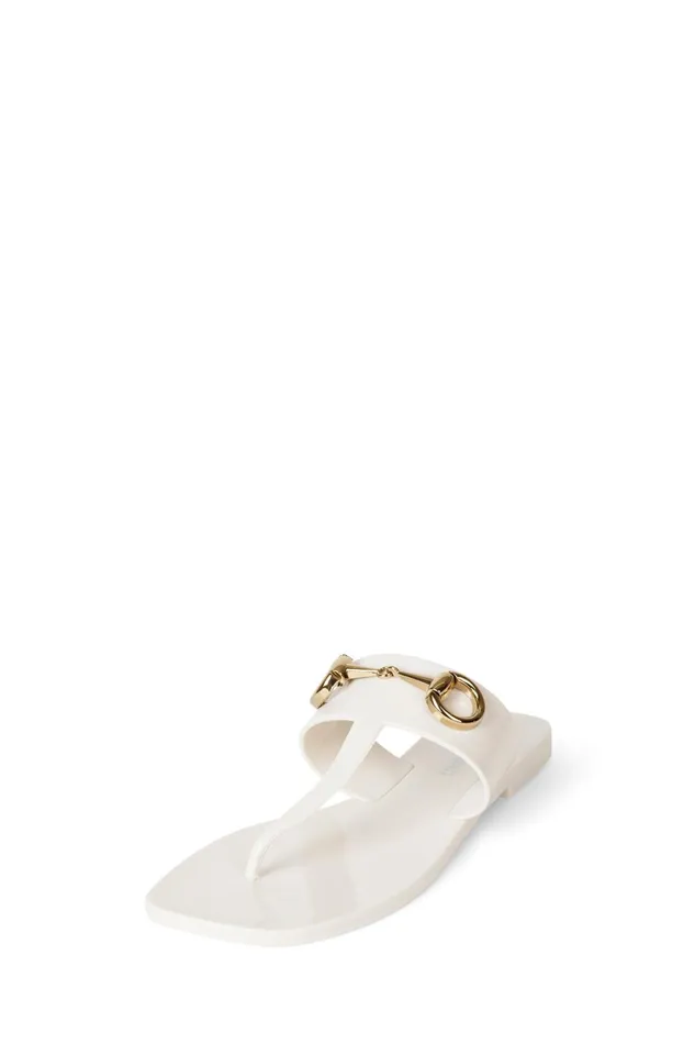 Women Sandals Under 100 Jeffrey Campbell ALILBIT Cream Shiny