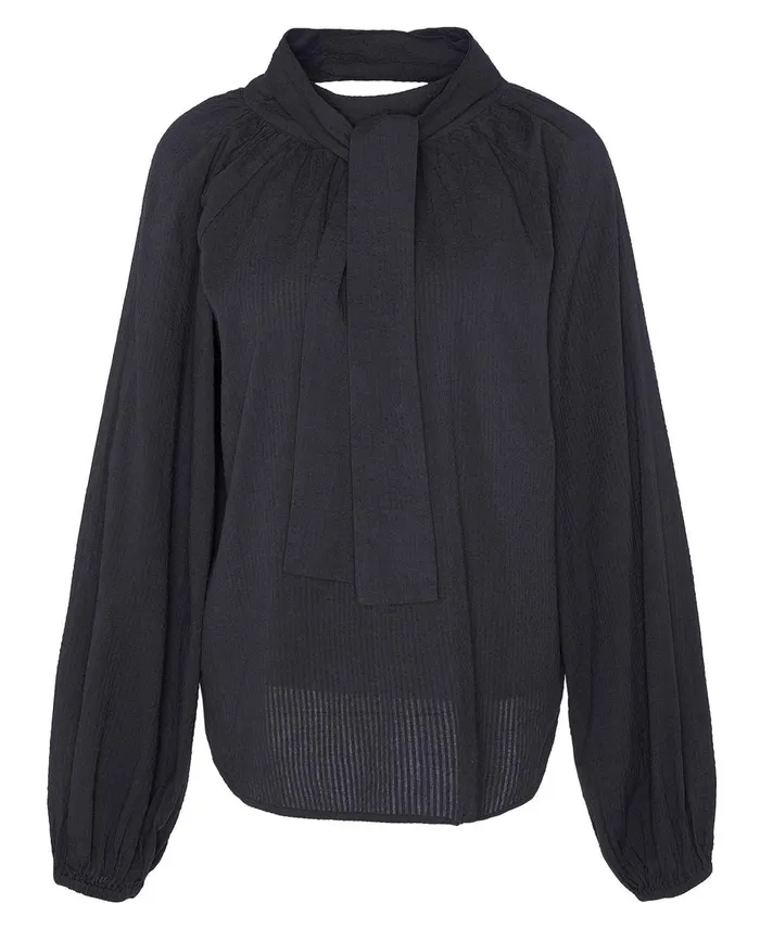 Women Shirts and Blouses Barbour Alberta Blouse Classic Black Women Shirts and Blouses Barbour Alberta Blouse Classic Black