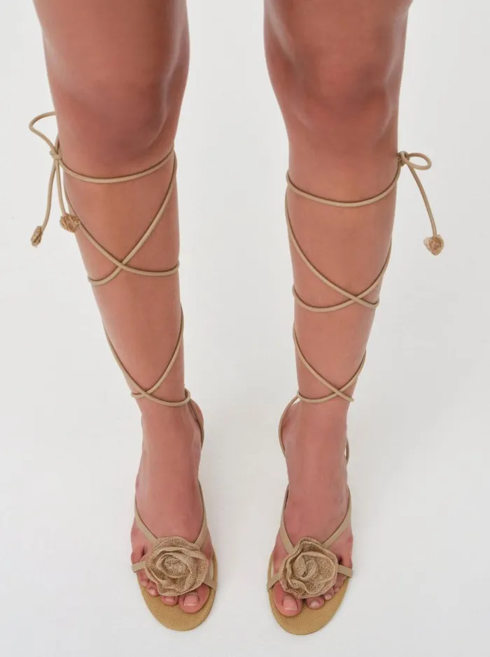 Women Shoes For Love and Lemons Amora Heel Neutral