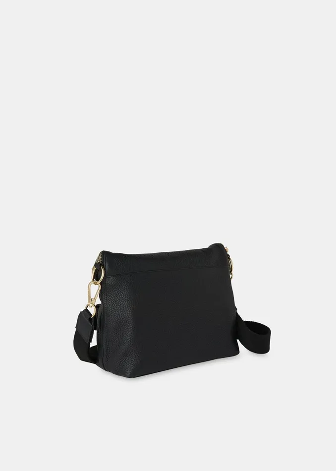 Women Shoulder Bags and Tote Bags Whistles Black Vida Crossbody Bag