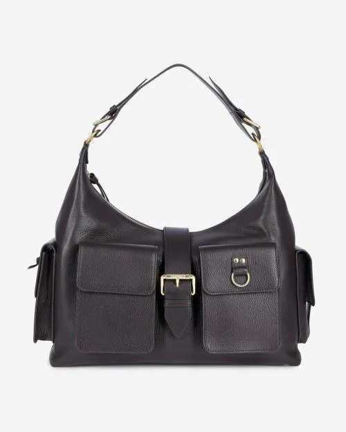 Women Shoulder Bags The Kooples Brown Leather Amelia Xl Bag Brown