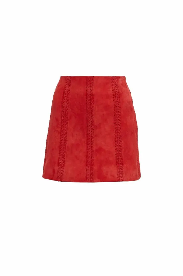 Women Skirts DODO BAR OR TALLA MINI SKIRT Red