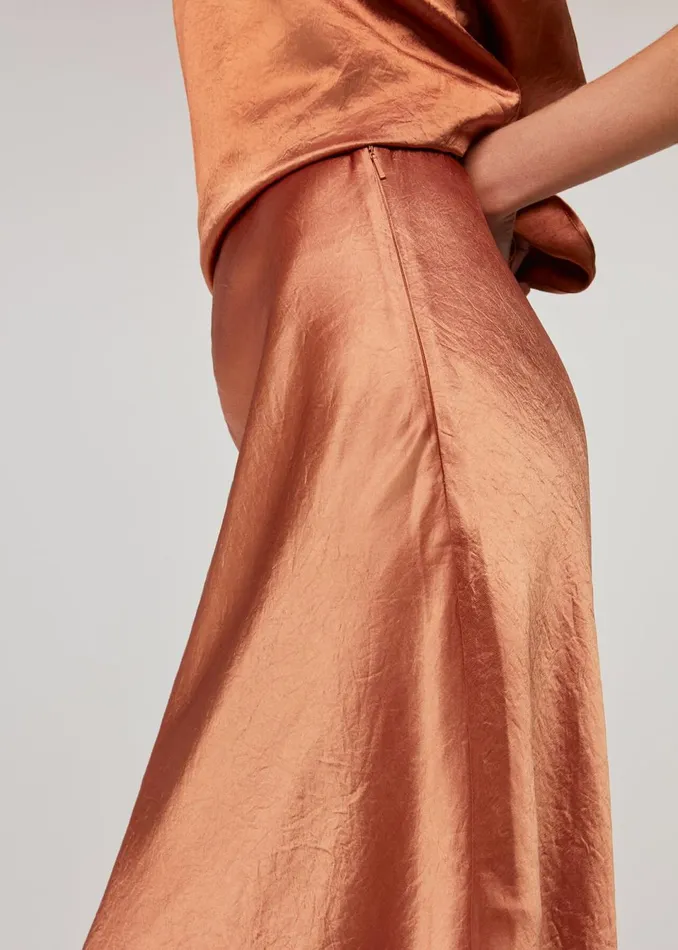 Women Skirts Whistles Bronze Ella Bias Cut Skirt