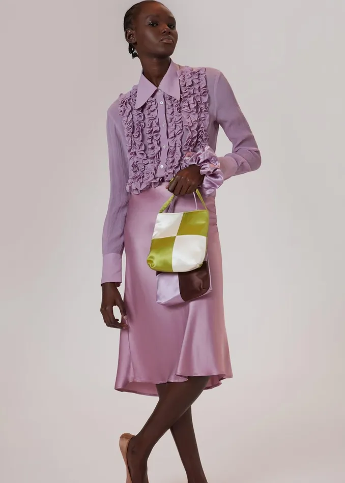 Women Skirts Whistles Lilac Hai Bias Skirt