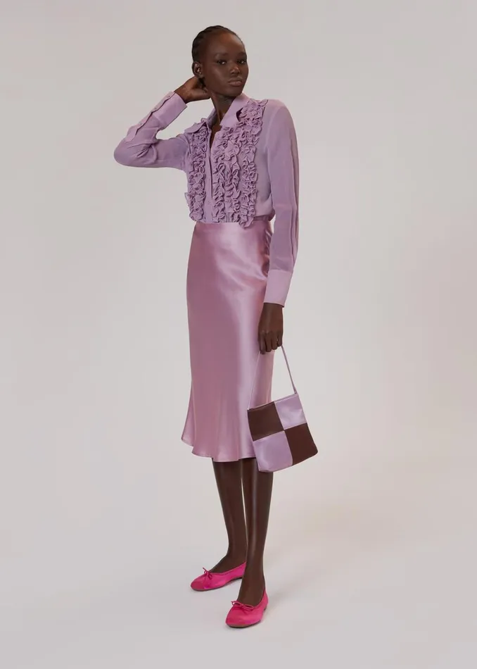 Women Skirts Whistles Lilac Hai Bias Skirt