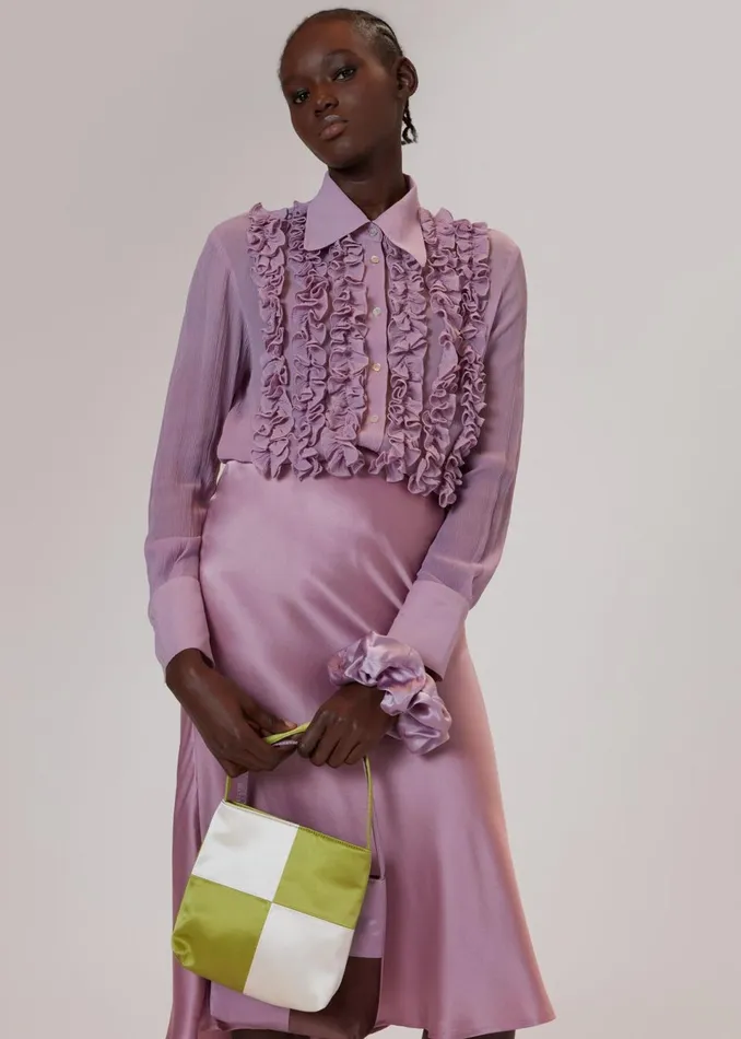 Women Skirts Whistles Lilac Hai Bias Skirt