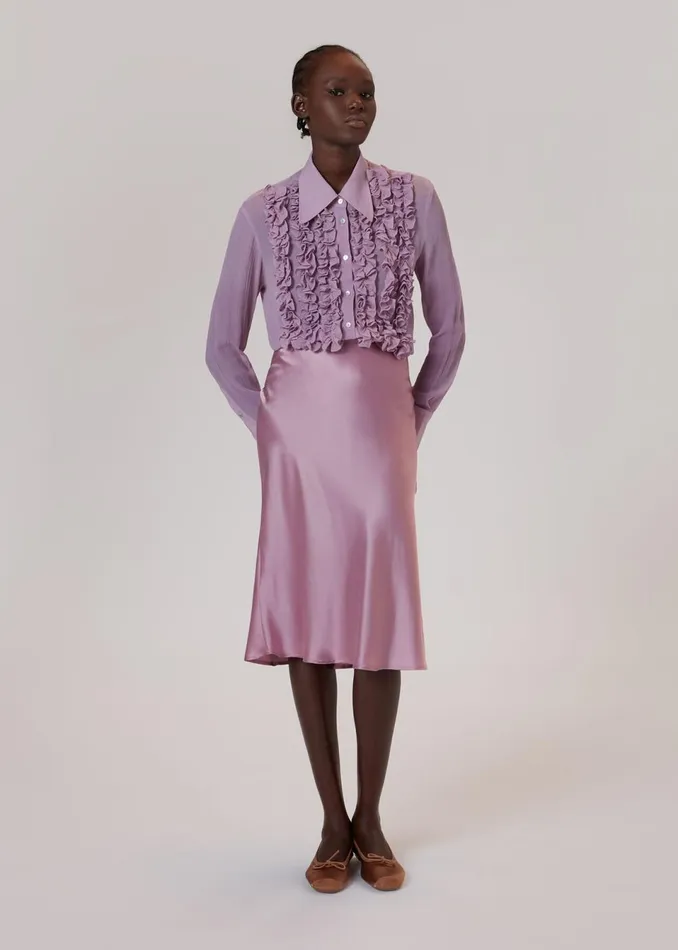 Women Skirts Whistles Lilac Hai Bias Skirt