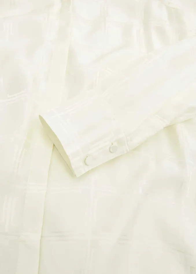 Women Sloane Silk Blouse Ivory Hobbs Tops
