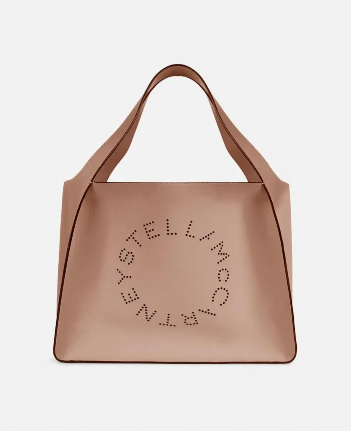 Women Stella Icons Stella McCartney Logo Tote Bag Powder