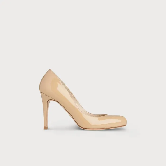 Women Stila Beige Patent Leather Round Toe Courts Beige LKBennett Court Shoes Women Stila Beige Patent Leather Round Toe Courts Beige LKBennett Court Shoes