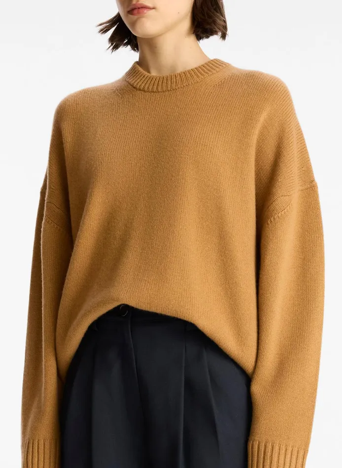 Women Sweaters ALC Ayden Wool Cashmere Sweater Butter Brown