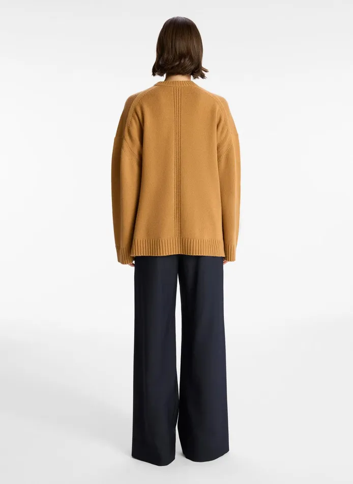 Women Sweaters ALC Ayden Wool Cashmere Sweater Butter Brown