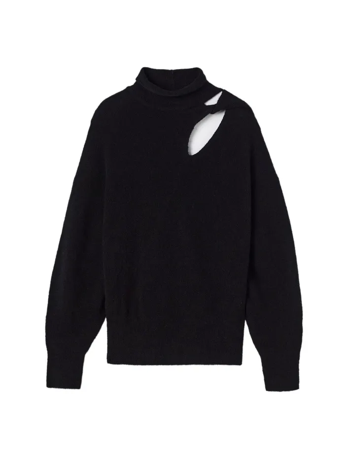 Women Sweaters ALC Jensen Wool Sweater Black
