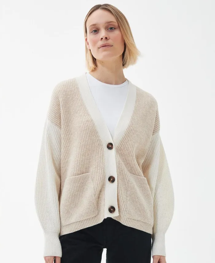 Women Sweaters and Knitwear Barbour Alexandria Cardigan Neutral