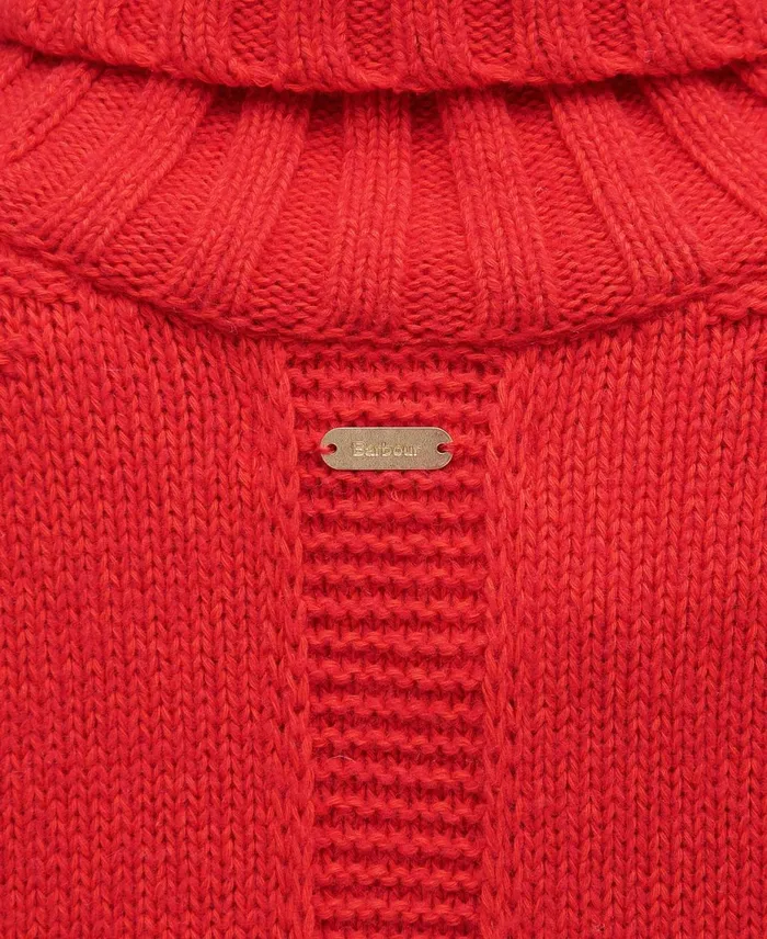 Women Sweaters and Knitwear Barbour Norma Knitted Jumper Blaze Red Women Sweaters and Knitwear Barbour Norma Knitted Jumper Blaze Red