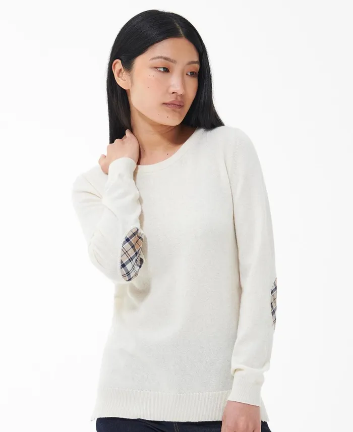 Women Sweaters and Knitwear Barbour Pendle Knitted Jumper Creamfawn