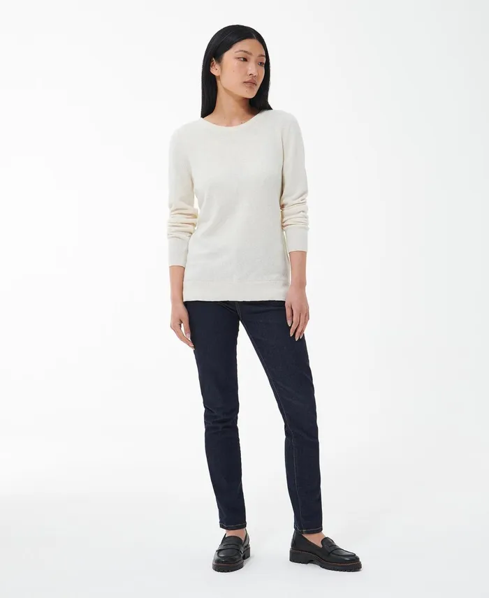 Women Sweaters and Knitwear Barbour Pendle Knitted Jumper Creamfawn