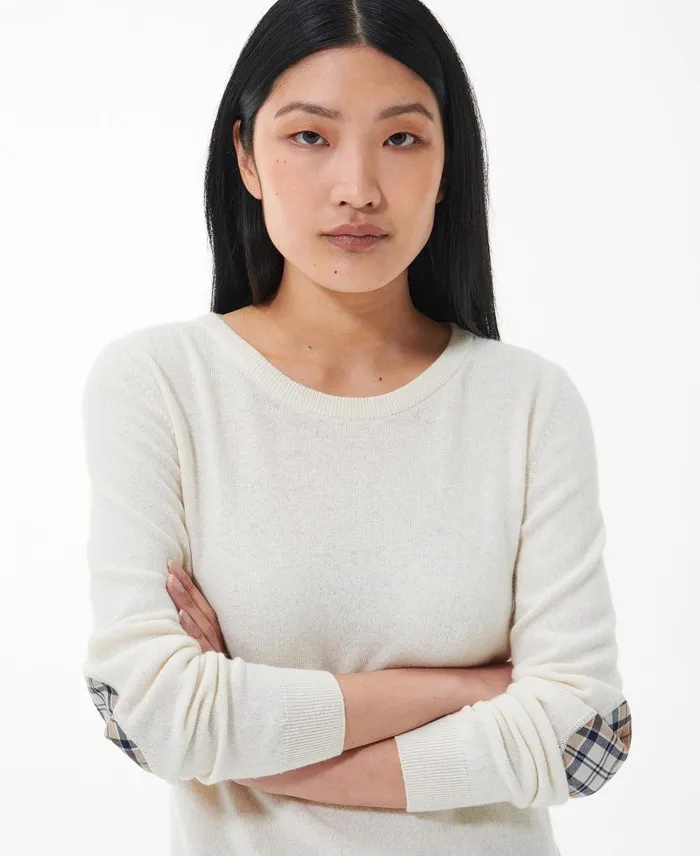 Women Sweaters and Knitwear Barbour Pendle Knitted Jumper Creamfawn