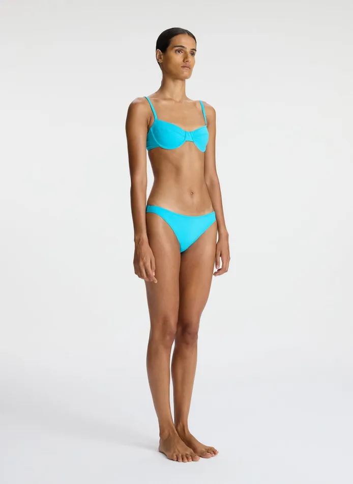 Women Swim ALC Dylan Bikini Top Light Cerulean