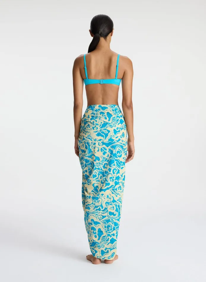 Women Swim ALC Serra Sarong Sconeblue
