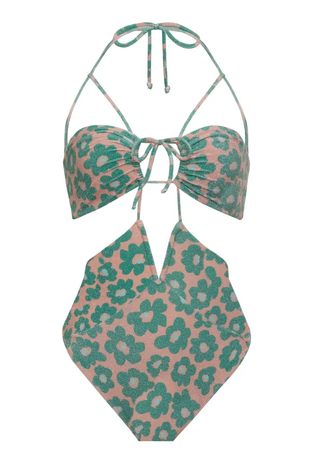 Women Swim For Love and Lemons Beck One Piece Green Women Swim For Love and Lemons Beck One Piece Green