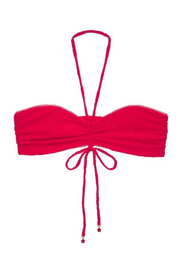Women Swim For Love and Lemons Sabrina Bikini Top Red Women Swim For Love and Lemons Sabrina Bikini Top Red