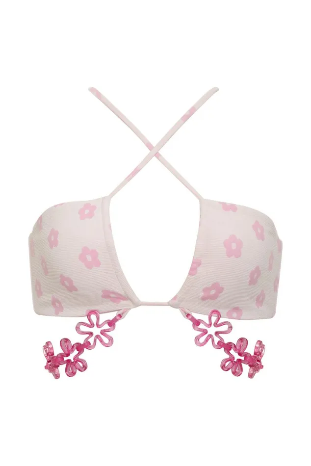 Women Swim For Love and Lemons Skipper Swim Top Pink Women Swim For Love and Lemons Skipper Swim Top Pink
