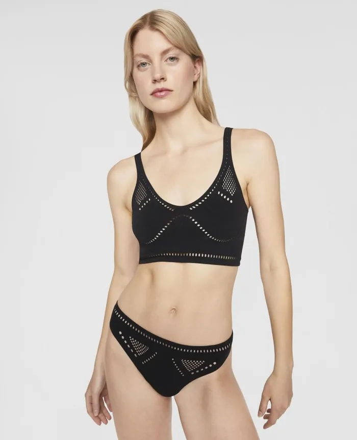 Women Swimwear Stella McCartney Stellawear Briefs Black