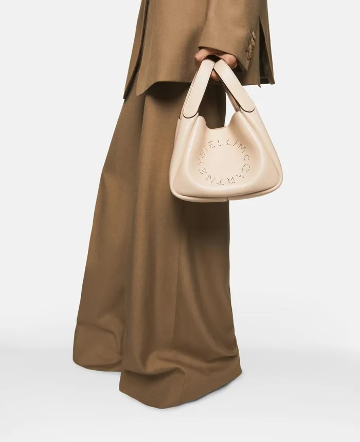 Women Tailoring Stella McCartney HighRise WideLeg Trousers Olive Beige