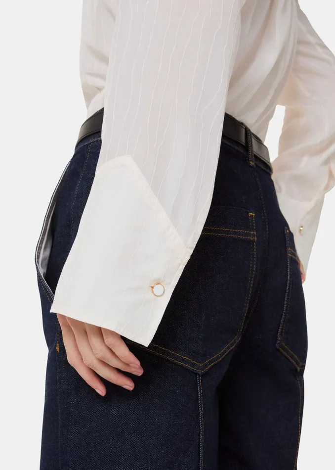 Women Tailoring Whistles Ivory Orla Western Detail Shirt
