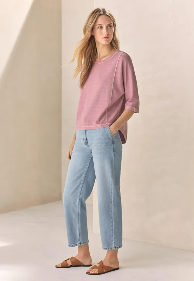 Women Taperedleg Jeans Pale Wash Poetry Fashion Trousers and Shorts