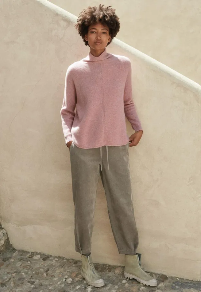 Women Tapered Trousers Sage Grey Poetry Fashion Trousers and Shorts