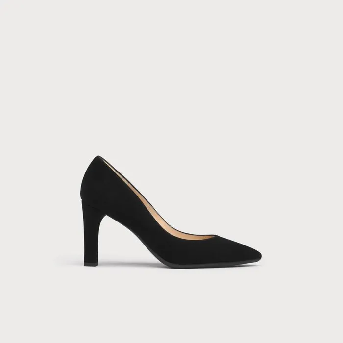 Women Tess Black Suede Courts Black LKBennett Court Shoes