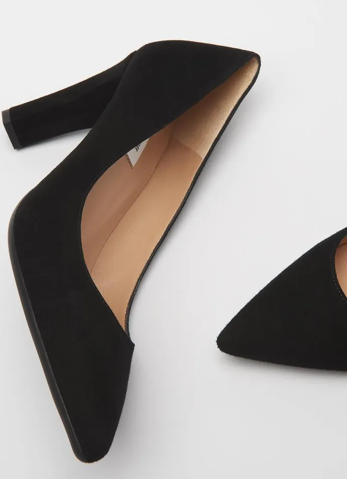 Women Tess Black Suede Courts Black LKBennett Court Shoes Women Tess Black Suede Courts Black LKBennett Court Shoes