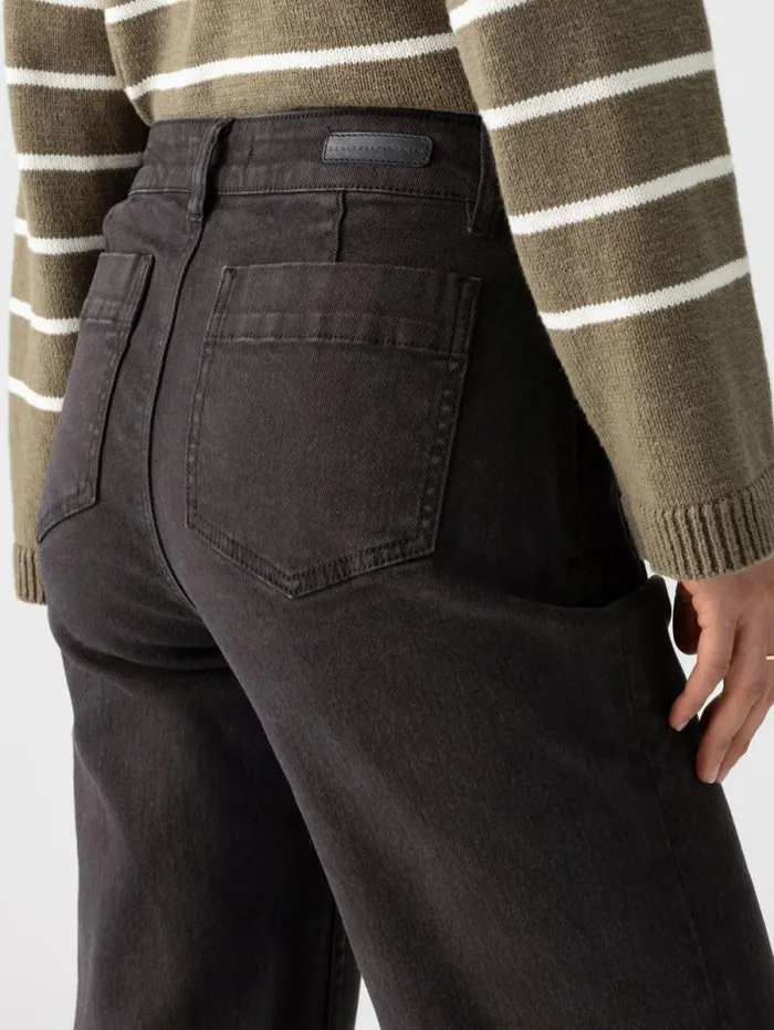 Women The Marine Standard Rise Denim Pant Obsidian Sanctuary Clothing Pants