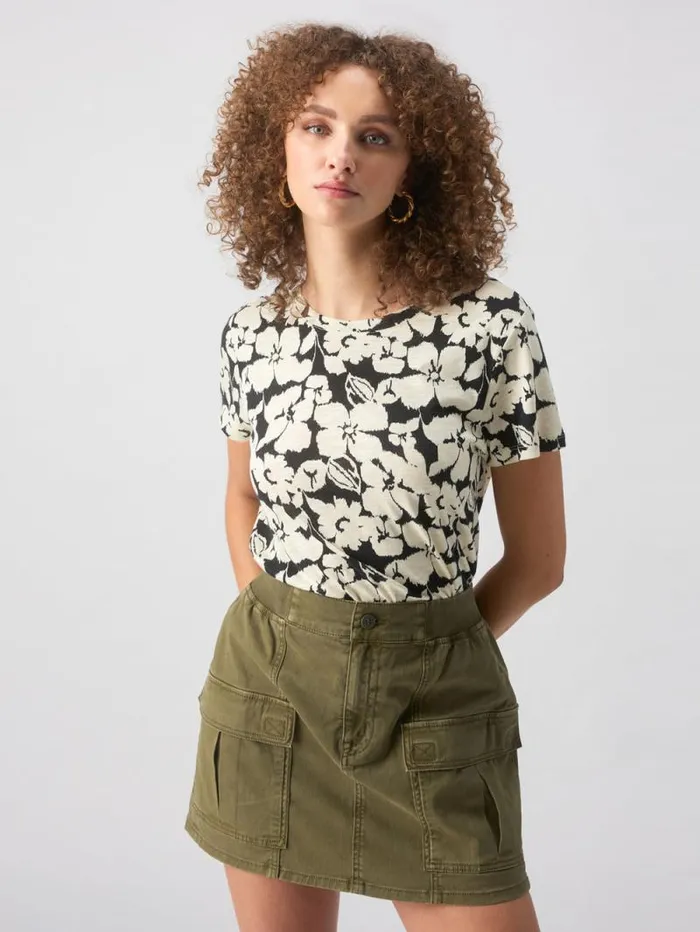 Women The Perfect Tee Echo Blooms Sanctuary Clothing Tees and Tops