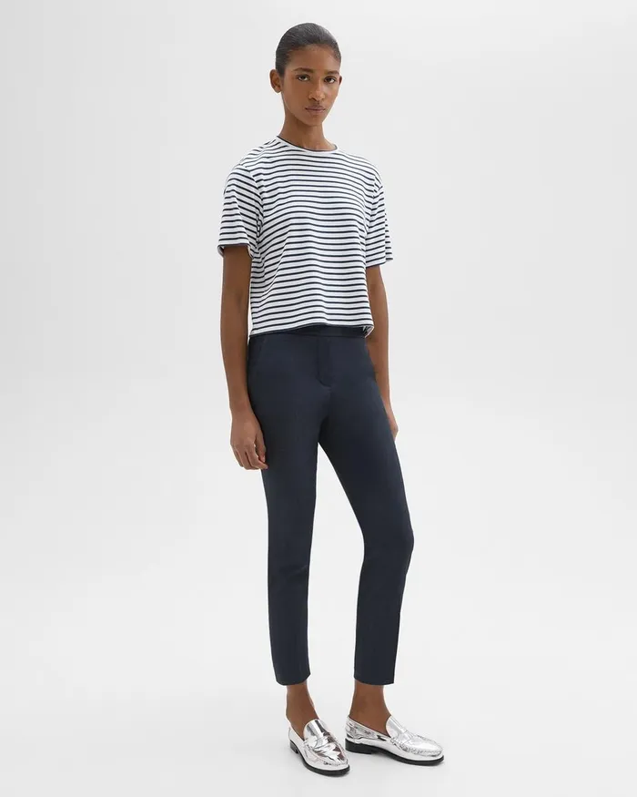 Women Theory Pants Treeca PullOn Pant In Good Linen Concord