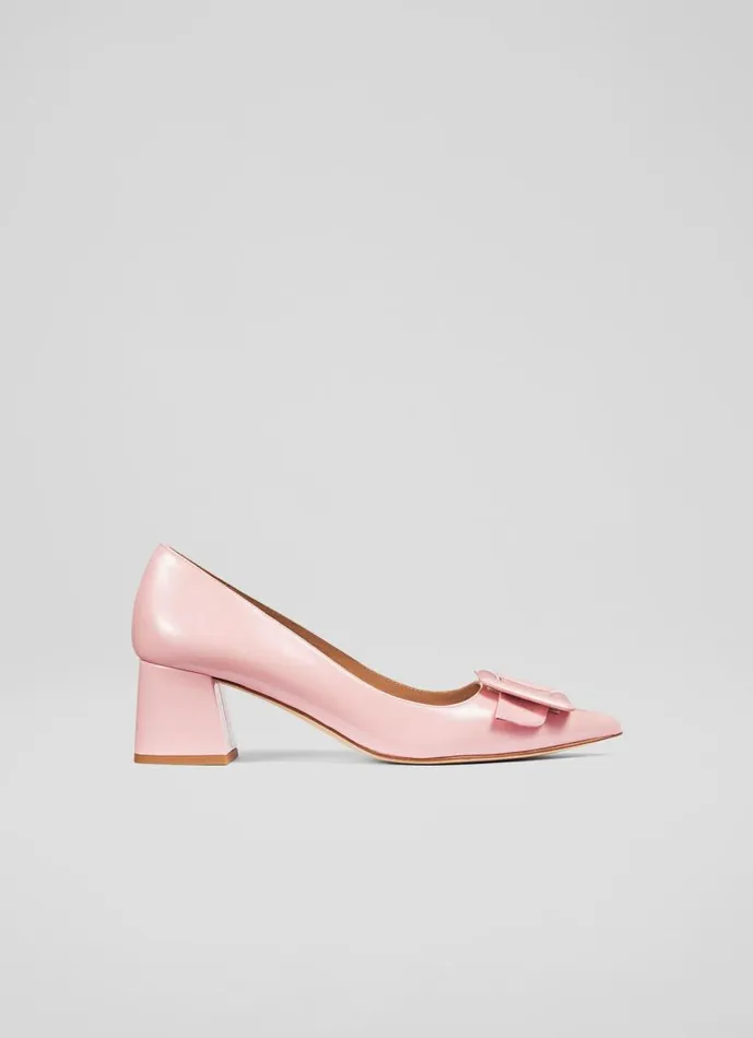 Women Tia Pink Patent BuckleDetail Courts Pink LKBennett Court Shoes Women Tia Pink Patent BuckleDetail Courts Pink LKBennett Court Shoes