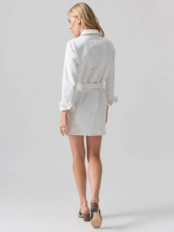 Women Tie Waist Denim Dress Chalk Sanctuary Clothing Dresses and Jumpsuits Women Tie Waist Denim Dress Chalk Sanctuary Clothing Dresses and Jumpsuits